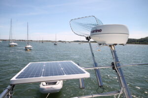 Beneteau Antares 9 Solar Panel & Raymarine